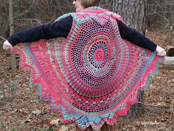 Boho Bohemian Crochet Vest | Share a Pattern