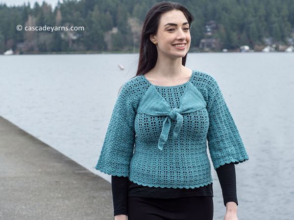 Knotted Yoke Pullover – Share a Pattern