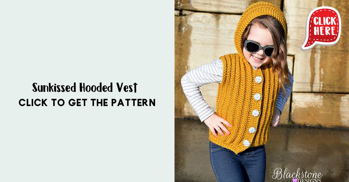 Sunkissed Hooded Vest – Share a Pattern