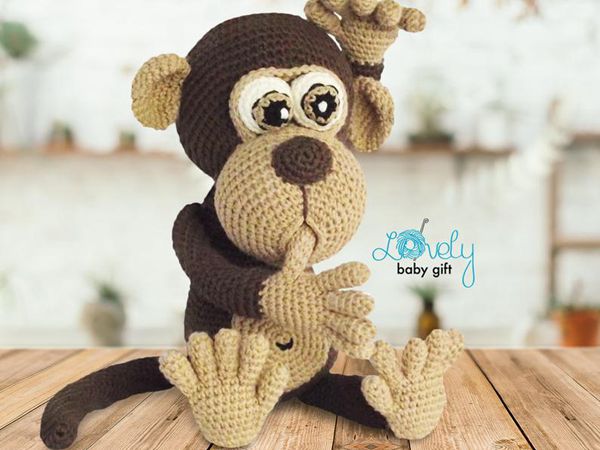 crochet Monkey Amigurumi Pattern easy pattern