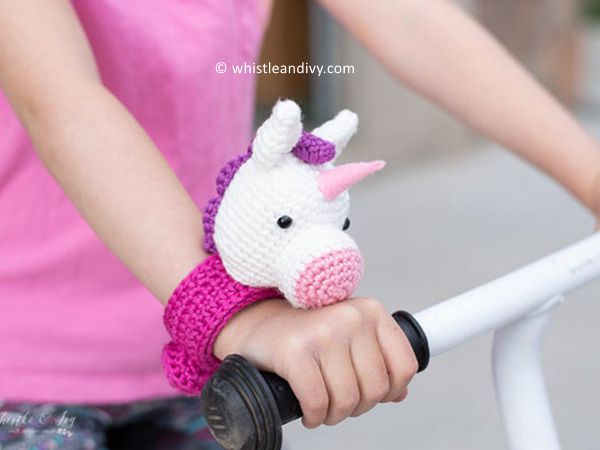 unicorn plush slap bracelet