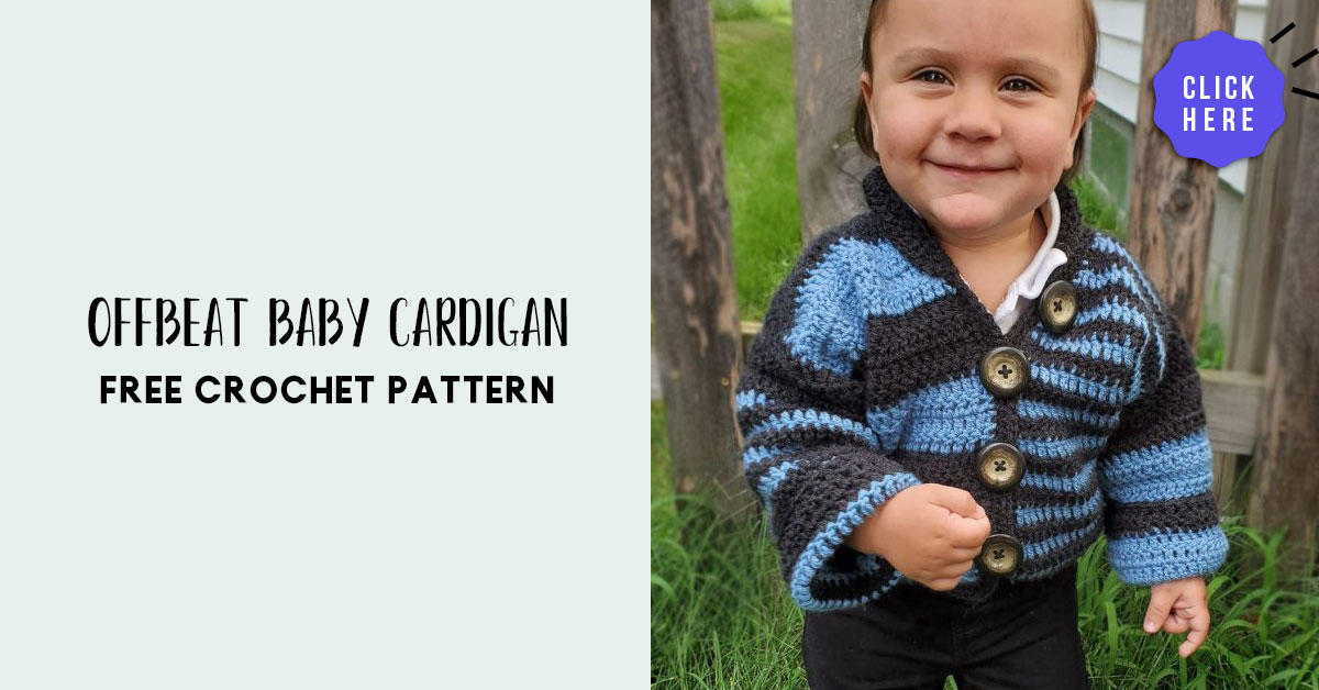 Offbeat Baby Cardigan – Share a Pattern