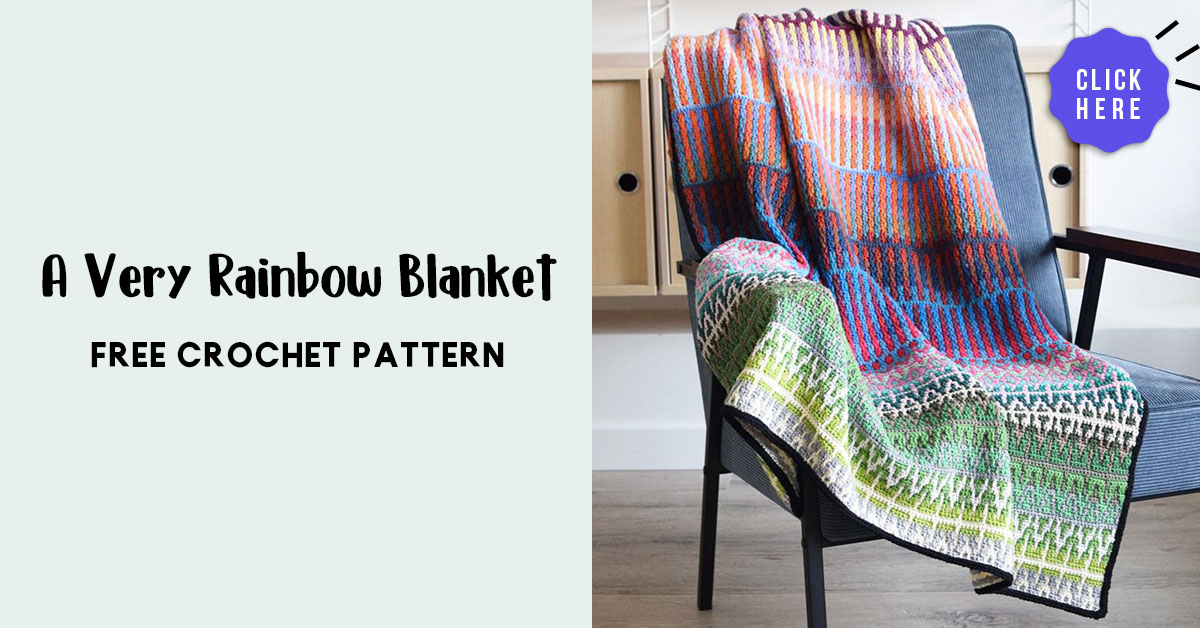 Big Larksfoot Rainbow Blanket