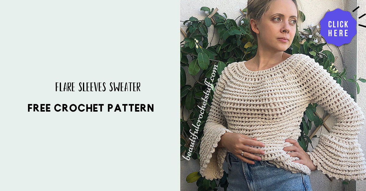 Flare Sleeves Sweater – Share a Pattern