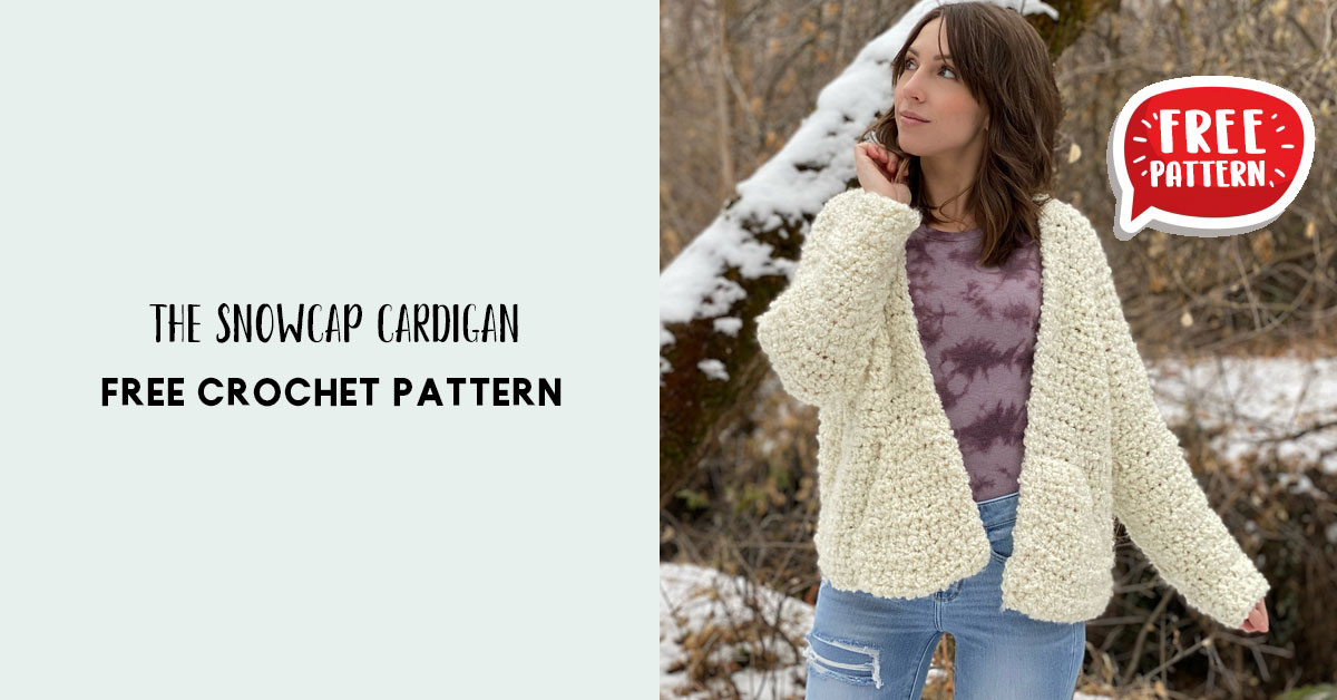 The Snowcap Cardigan – Share a Pattern