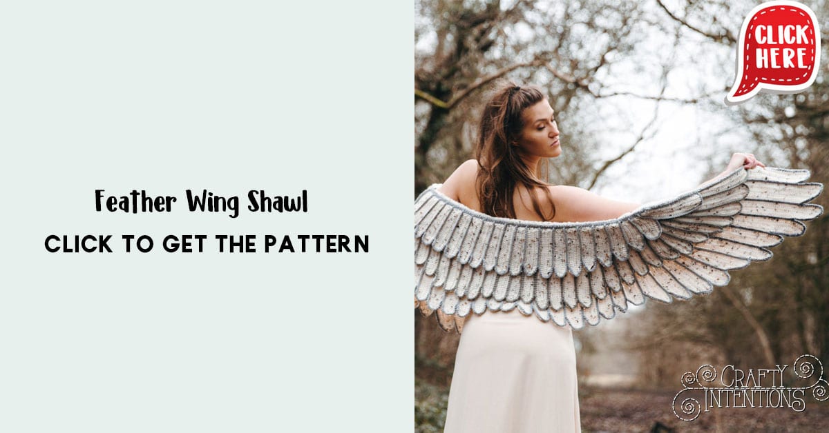 Feather Wing Shawl Share A Pattern 9128