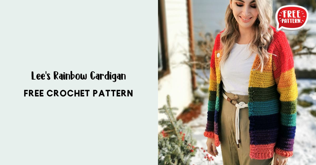 Lee’s Rainbow Cardigan – Share a Pattern