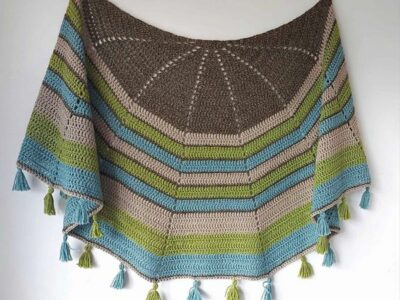 crochet Half Circle Shawl free patterns