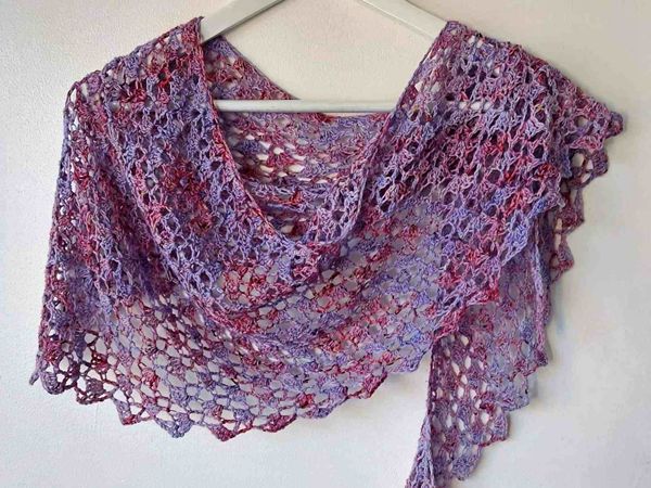 One Skein Crochet Shawl – Share a Pattern