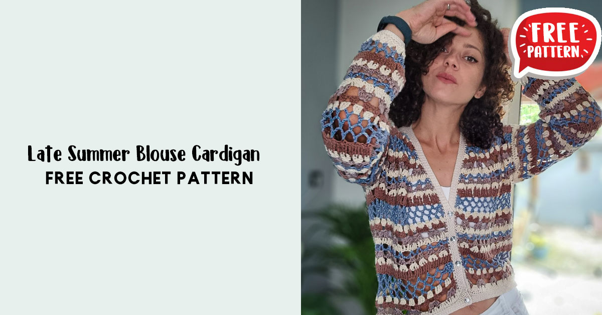 Late Summer Blouse Cardigan – Share a Pattern