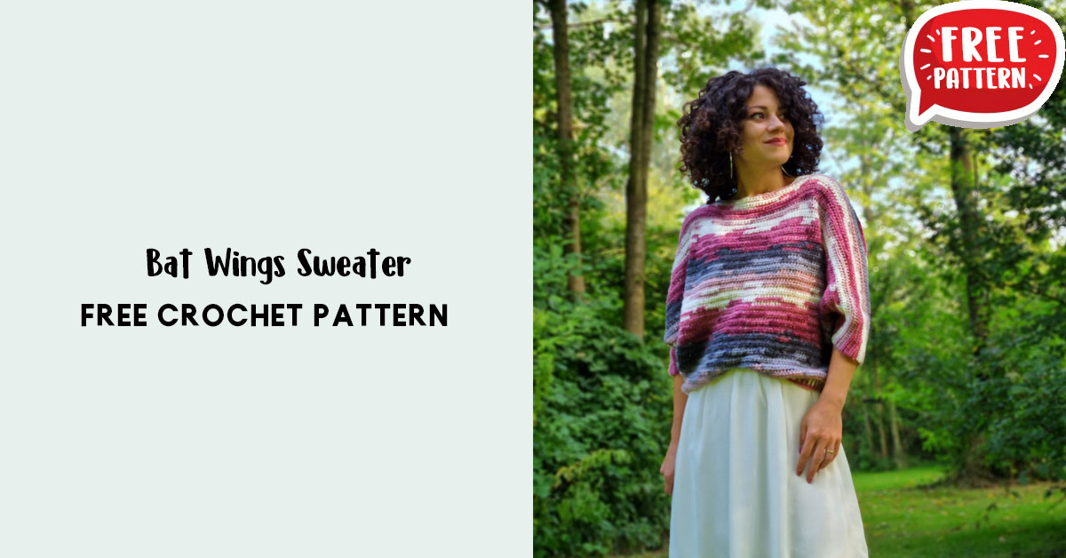 Bat Wings Sweater – Share a Pattern