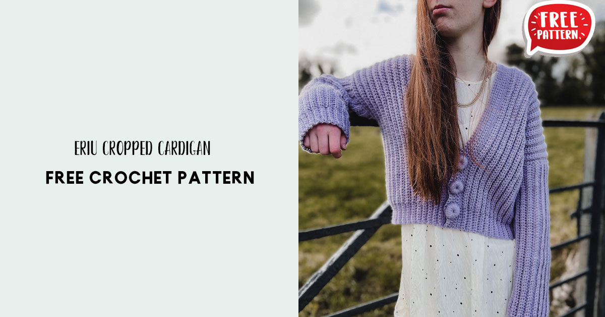 Eriu Cropped Cardigan – Share a Pattern