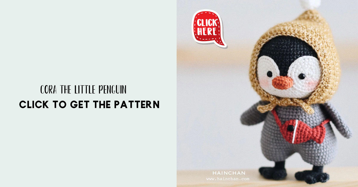 Cora the Little Penguin Crochet Pattern PDF Instant DIY Amigurumi