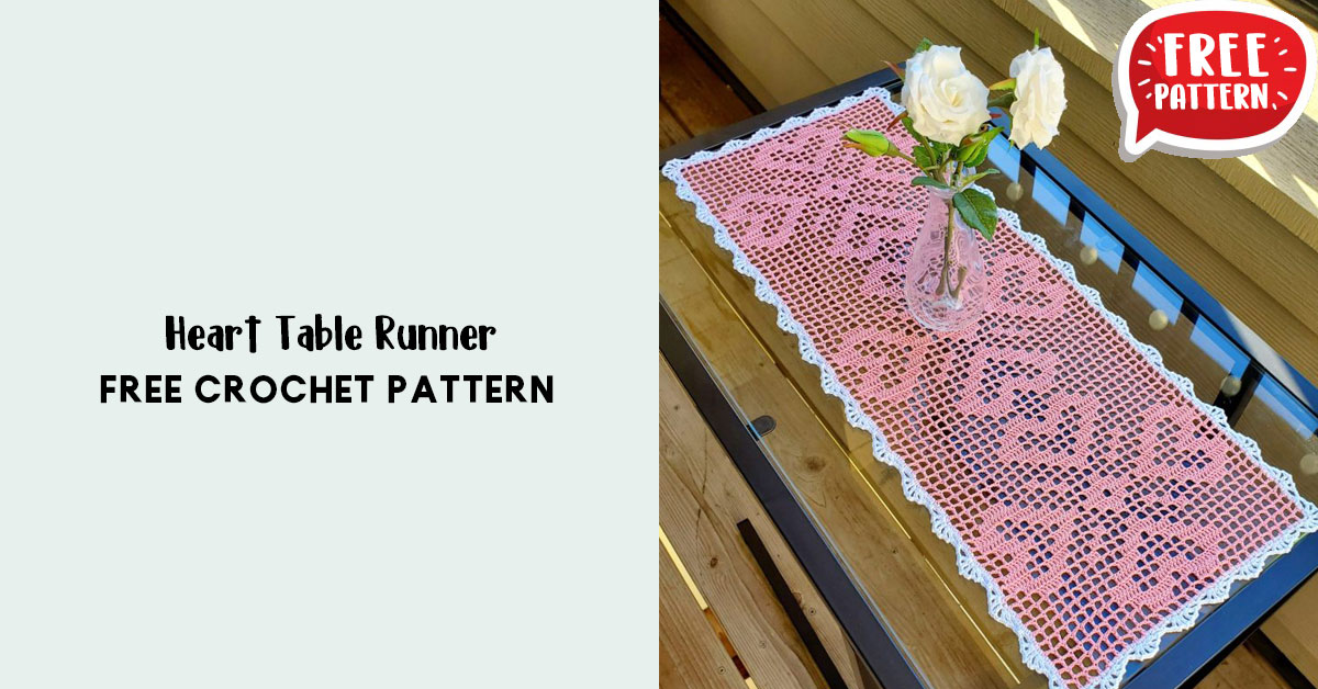 Heart Table Runner – Share a Pattern