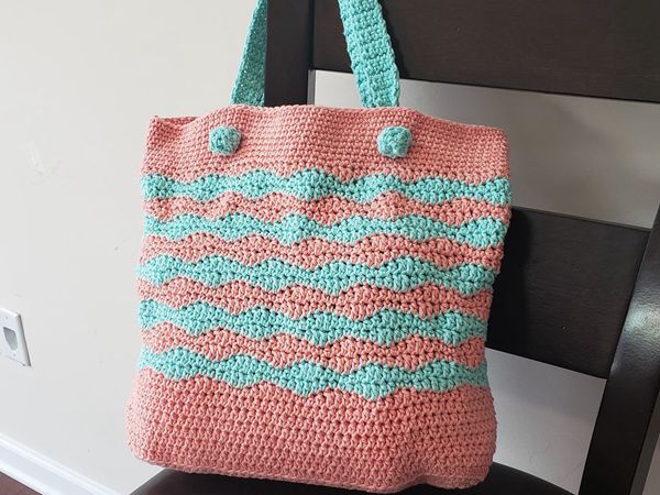 Wavy Market Tote – Share a Pattern