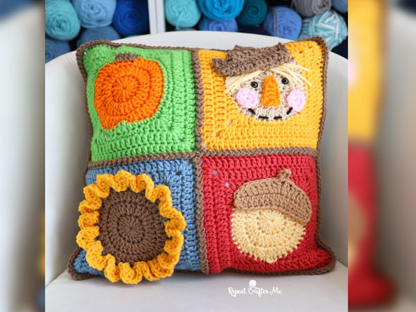 Fall Squares Pillow – Share a Pattern