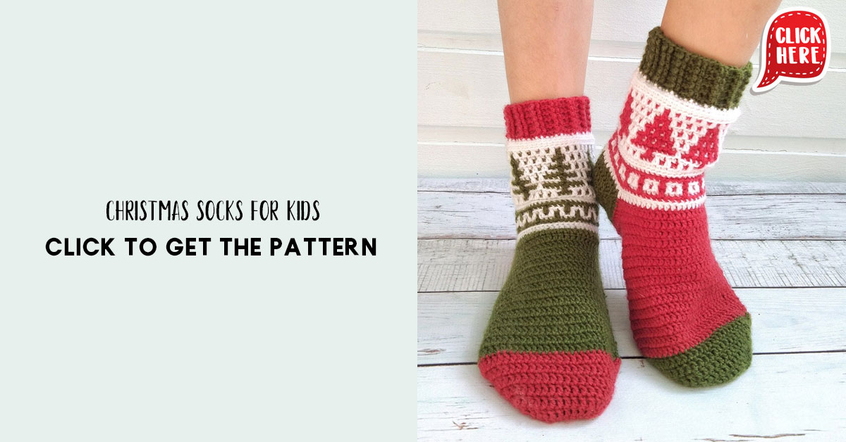 Christmas Socks for Kids – Share a Pattern