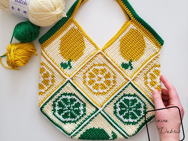 Citrus Crush Bag free pattern