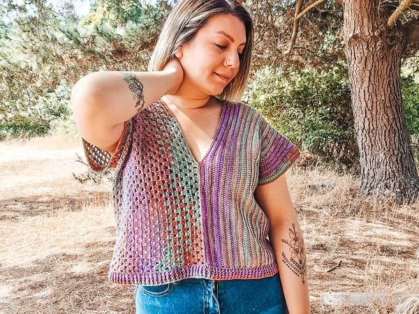 crochet Uneek Top free pattern