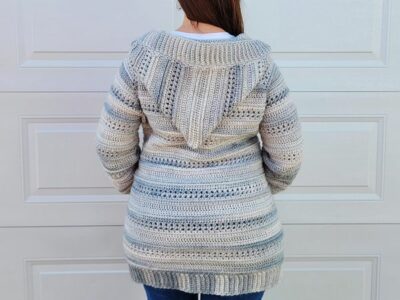 crochet Trailhead Cardigan free pattern