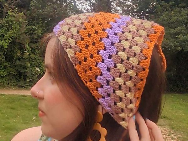 crochet Cruel Summer Bandana free pattern