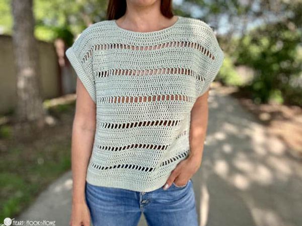 crochet Godiva Tee free pattern