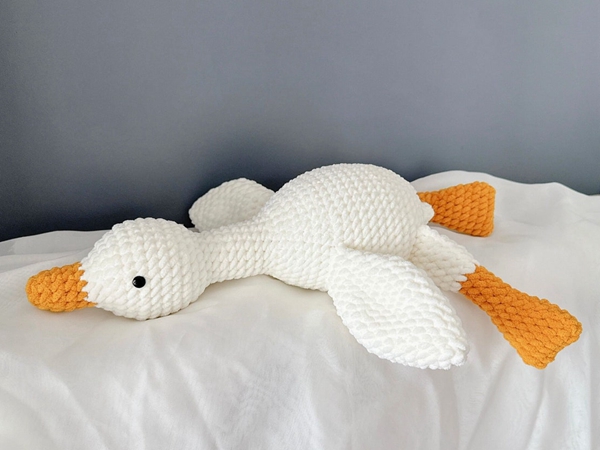 crochet No-sew Little Goose easy pattern