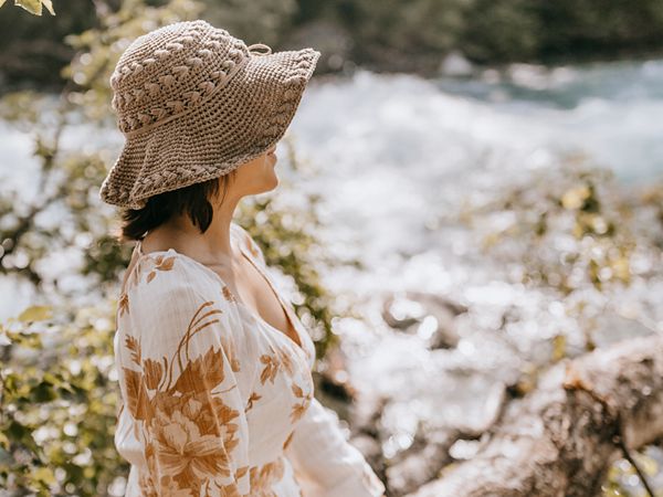 crochet Summer Lovin Sun Hat free pattern