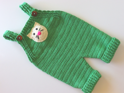 crochet Baby Overall free pattern