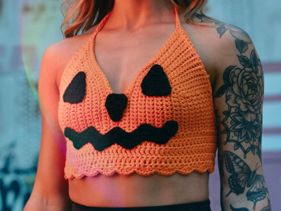 crochet Spooky Crochet Top easy patttern