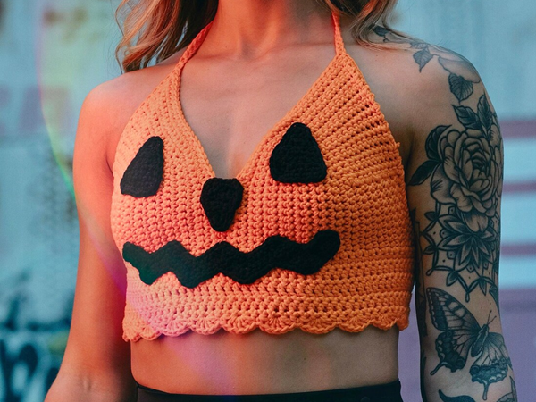 crochet Spooky Crochet Top easy patttern