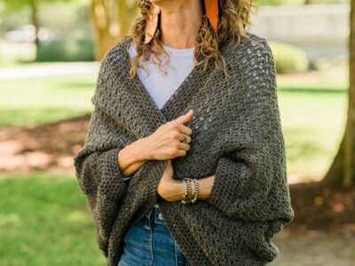 crochet Hope Shrug free pattern