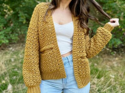 crochet The Maeve Cardigan free pattern